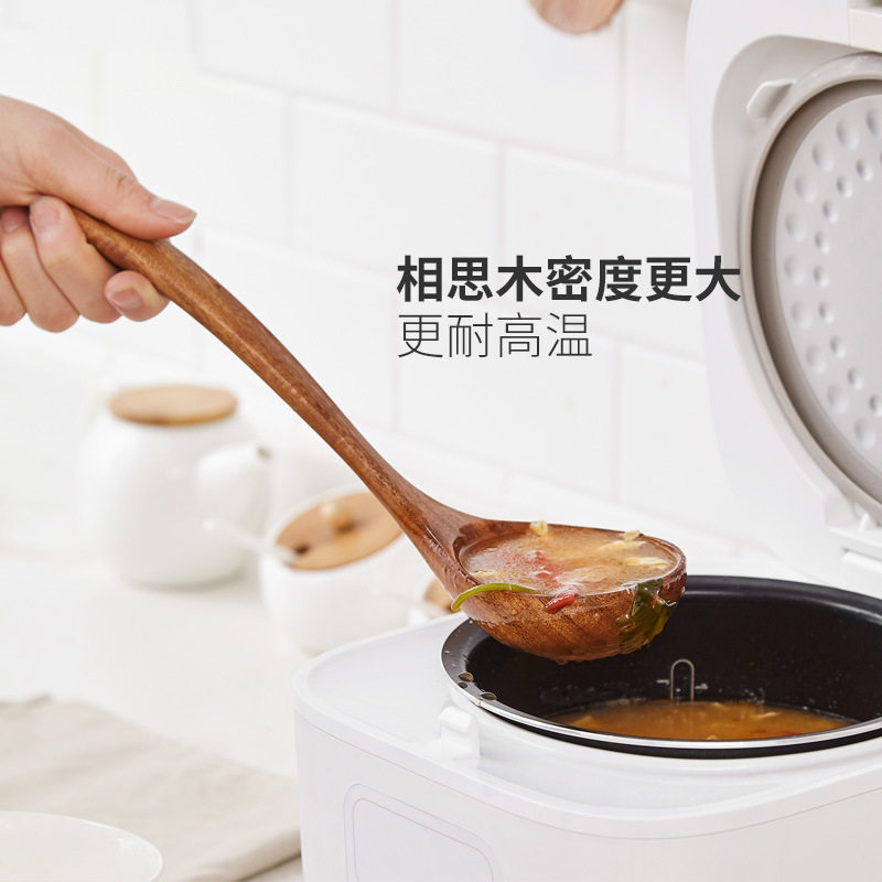 高档相思木家用铲勺三件套柚木铲子木质锅铲汤勺菜铲烹饪套装礼盒