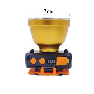 LED头灯户外大光斑强光远射头戴式矿灯超长续航手电筒钓鱼灯