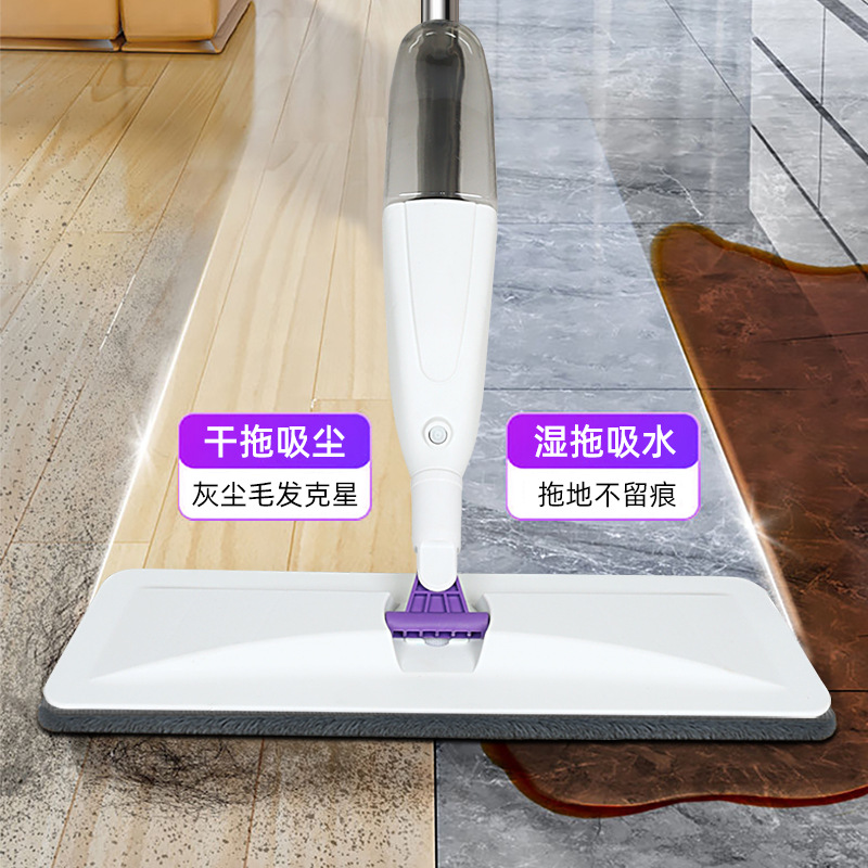 喷水拖把大容量免手洗平板拖把家用清洁大号干湿两用懒人喷雾拖把