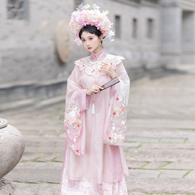 改良套装重工超仙气马面裙明制