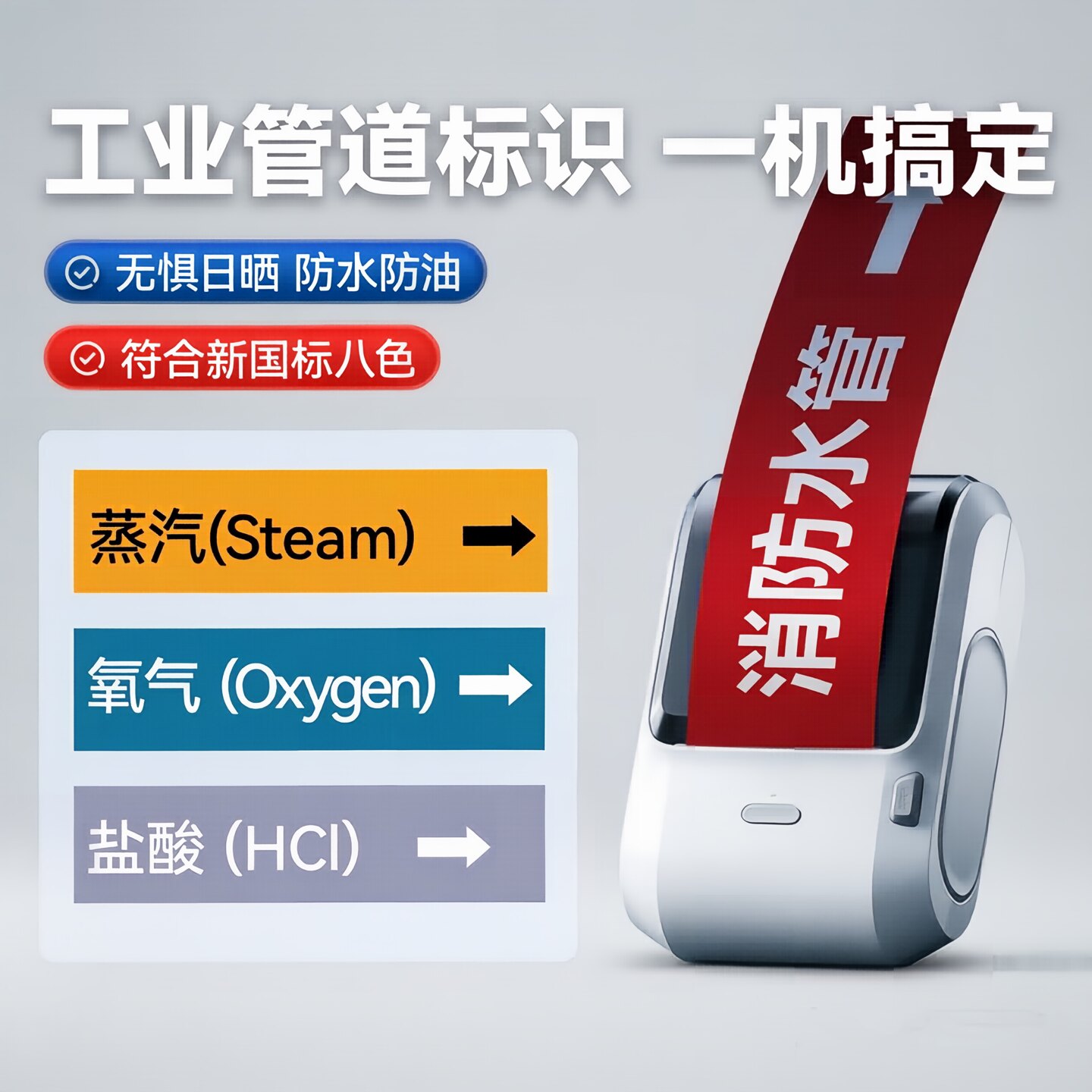 精臣M3管道标识热转印标签打印机