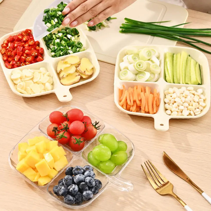 多用途分格配菜盘厨房收纳备菜盘家用火锅多功能四格,厨房/烹饪用具,配菜/备菜盘,淘宝优惠券,粉丝福利购,淘宝优惠卷