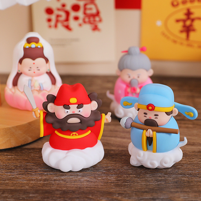 佛系新年礼物工位车载摆件