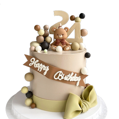 10枚装莫兰迪色系装饰球烘焙插件