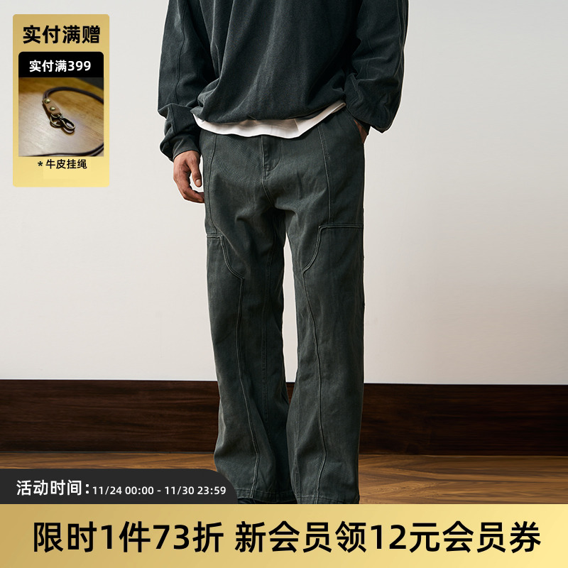 tires长裤工装直筒复古