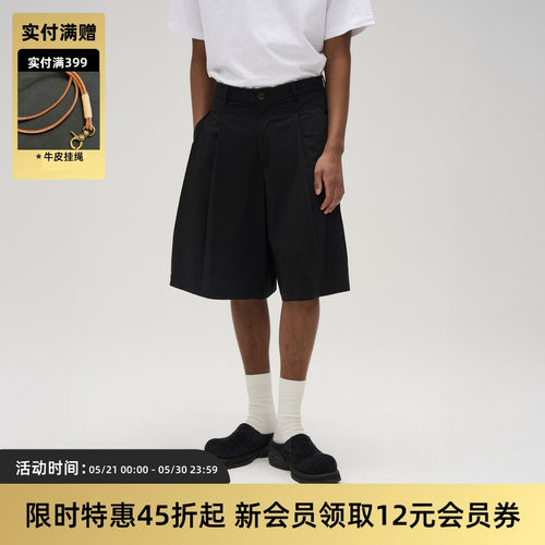 TIRES羊毛混纺中裤裤裙短裤