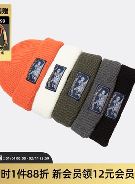 TIRES VAN 20AW秋冬针织毛线帽  潮流雅痞瓜皮帽男女棉帽工装冷帽