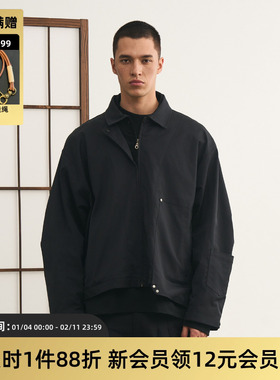 TIRES 24AW SERUTXET线短款夹克 宽松外套SOLOTEX防泼水环保面料