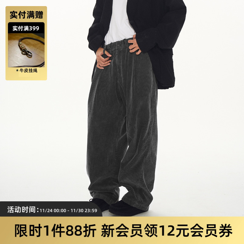 TIRES24AW日系复古休闲裤