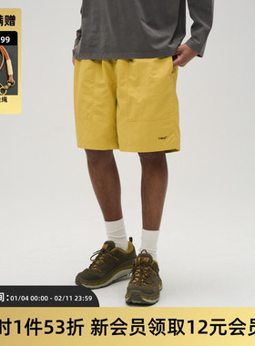 TIRES 25SS户外运动速干沙滩裤网眼内衬夏季日系休闲五分短裤男女