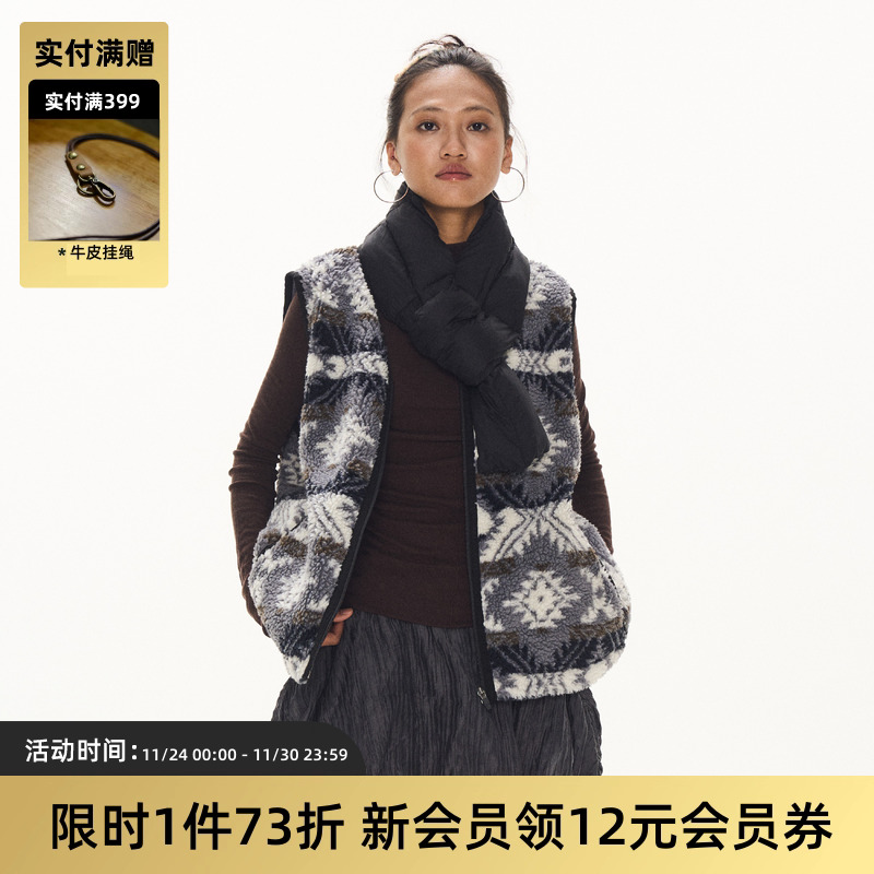 TIRES24AW日系复古立领马甲