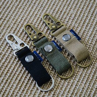 户外尼龙织带挂扣 日系复古钥匙扣 造型搭配登山扣 24AW TIRES