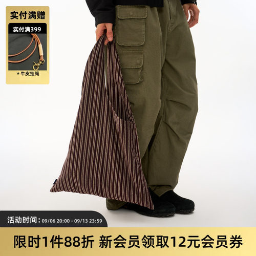 TIRES条纹手提托特包
