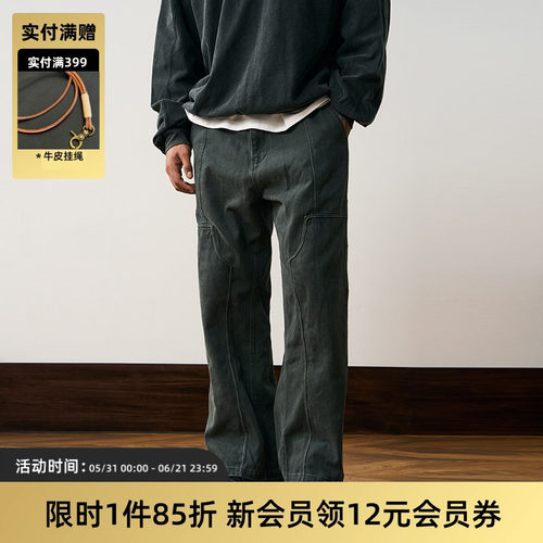 tires长裤工装直筒复古