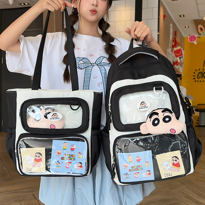 蜡笔小新两件套书包双肩包