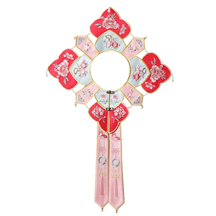 汉服配饰刺绣花飘带披肩云肩假领外搭明制套装立领大襟长袄马面裙