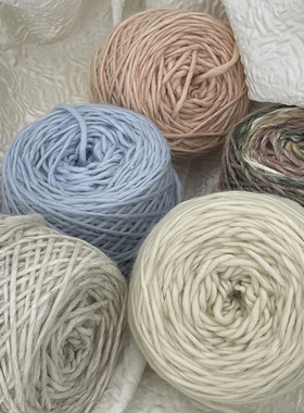 AARIC手作，冰岛线钩针编织棒针编织围巾线