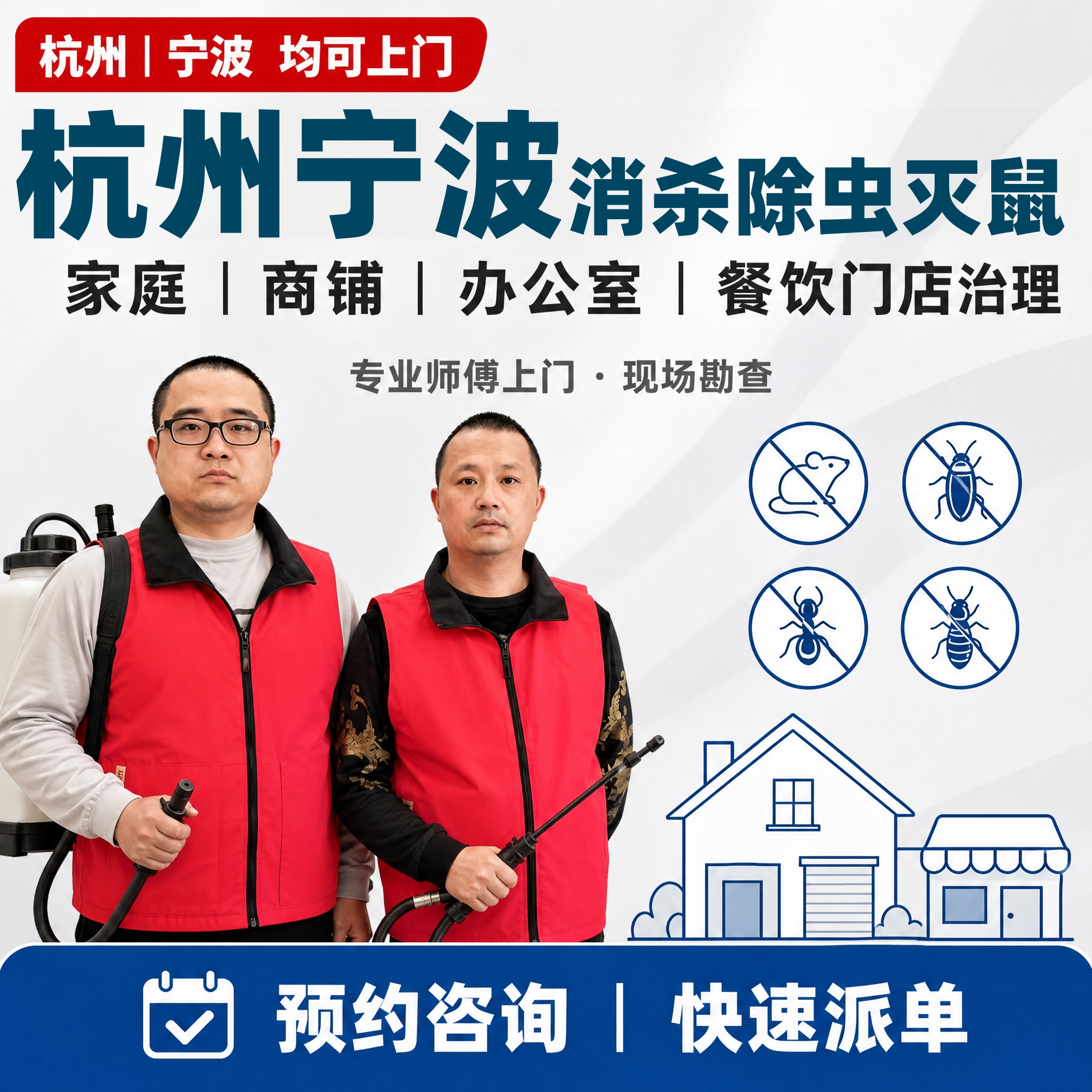 杭州宁波灭鼠公司抓老鼠除鼠团队