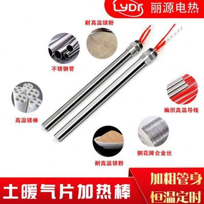 暖气片加热棒智能温控器家用加水土暖气加热管采暖电暖恒温电热棒