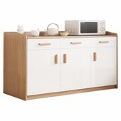 餐边柜茶水柜客厅靠墙柜子储物柜实木色收纳矮柜置物柜家用备餐柜