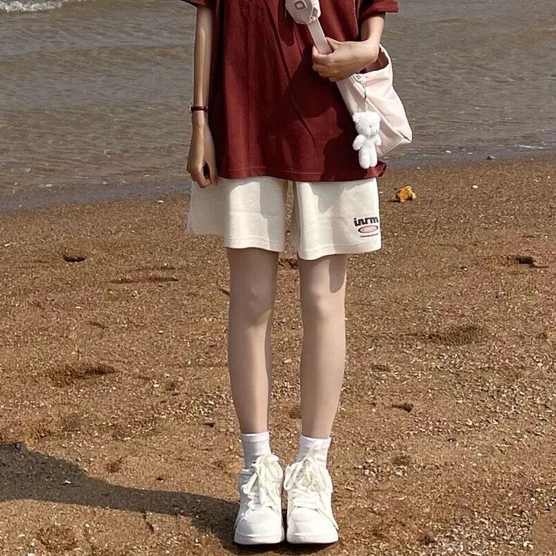 美式休闲运动短裤女夏季