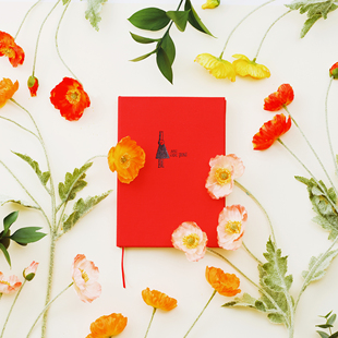 Feng日程笔记 插画手帐本Lisk 灼热Flaming现货Four Seasons四季