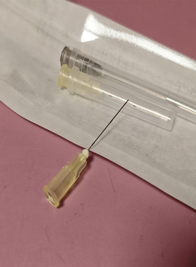 一次性侧孔顿针 超细 30G 圆头钝针带刻度 侧开孔 30g25mm 顿口针