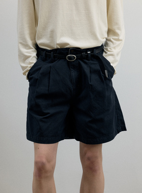 C2H4 Malibu Chino Shorts 马里布午后 褶皱腰部 休闲短裤