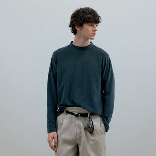 Architect 半高领长袖 建筑师绒感肌理 T恤 Shirt C2H4