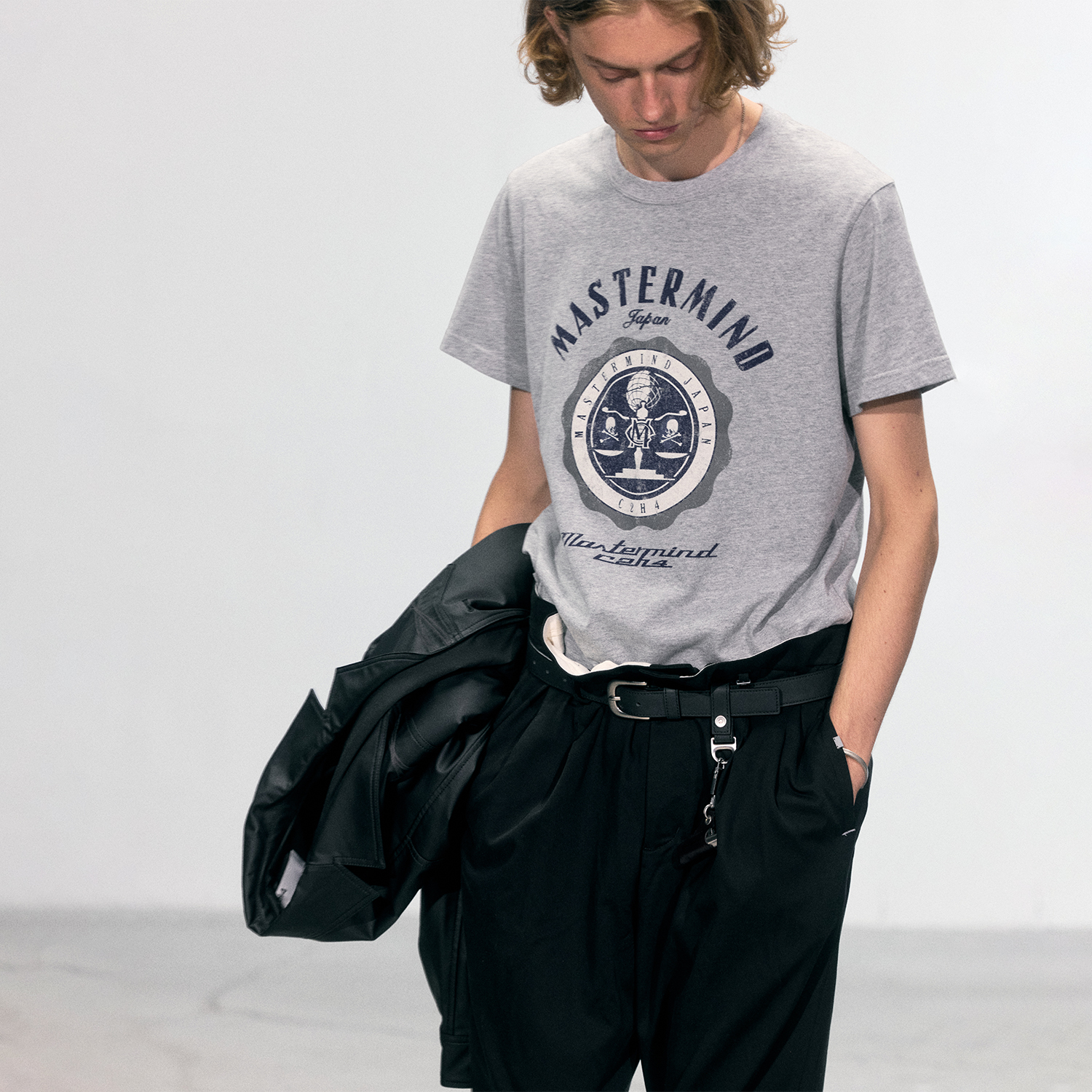 C2H4 x Mastermind JAPAN Scale T-shirt 学院T恤 #MMJ