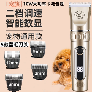 狗狗剃毛器宠物店专业留毛刀头电推剪大型犬大功率泰迪猫咪推毛器