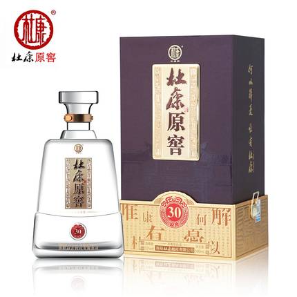 洛阳杜康原窖 原窖30纯粮酒 传统工艺白酒 文化历史名酒杜康酒