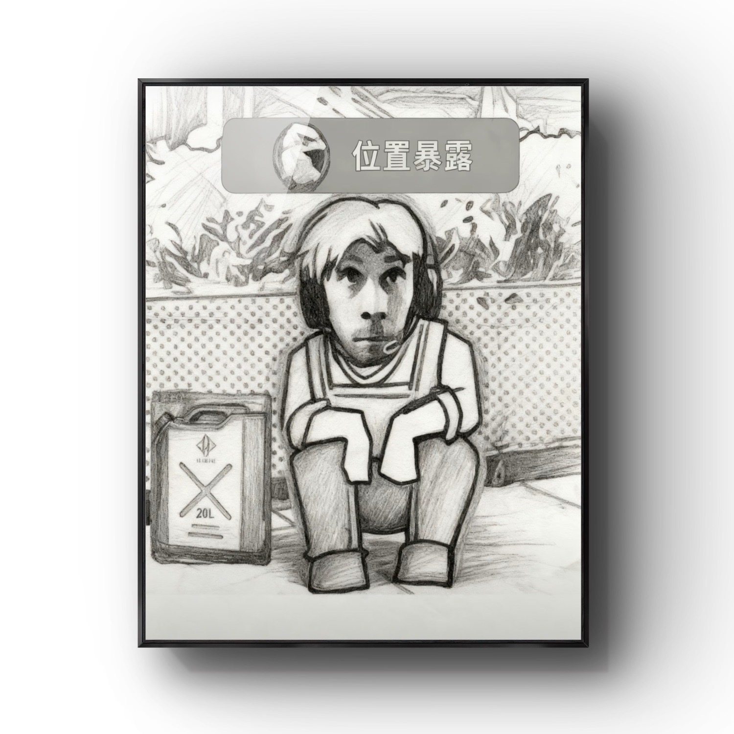 三角洲行动周边哈基峰卧室装饰画