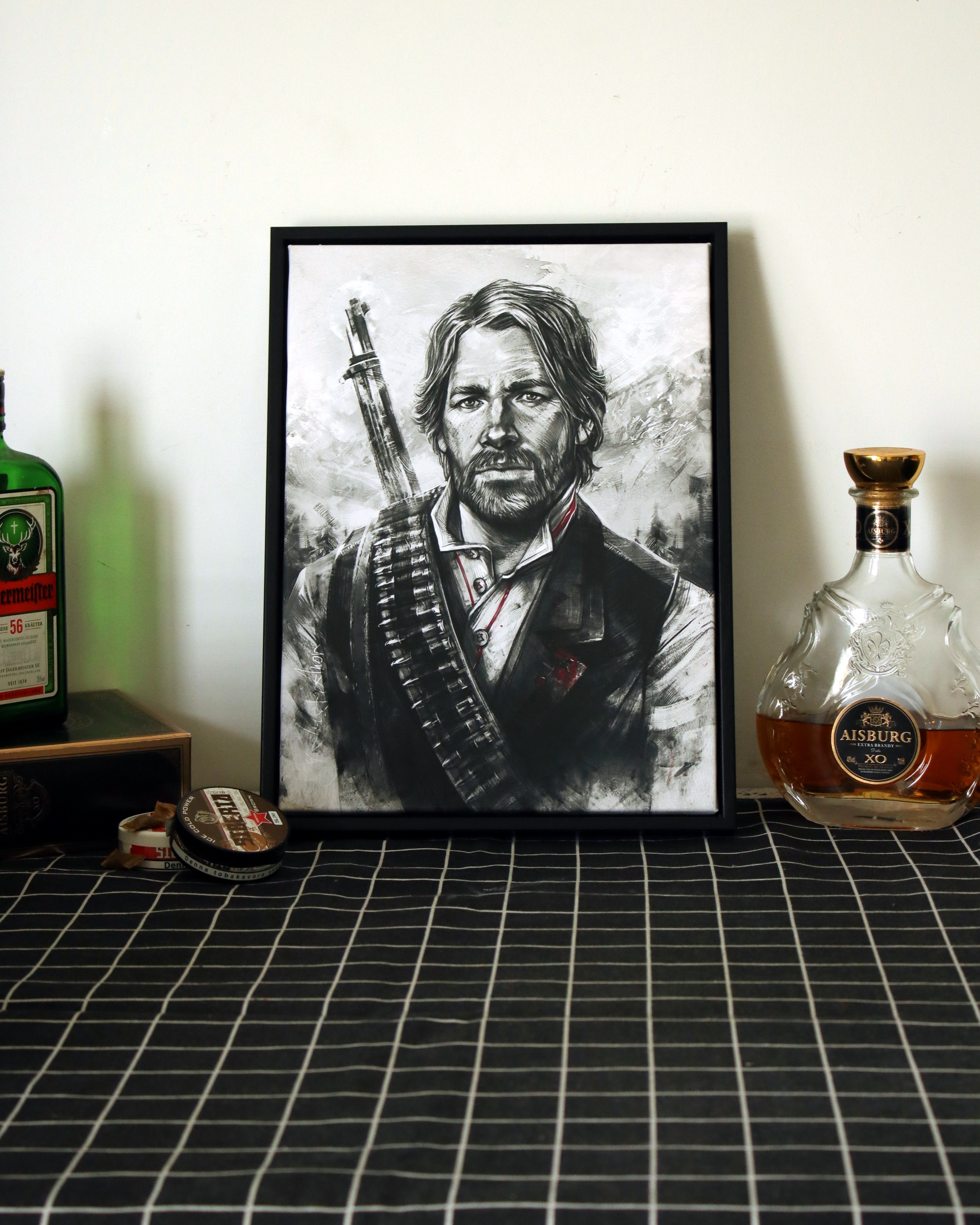 荒野大镖客2亚瑟装饰画卧室宿舍