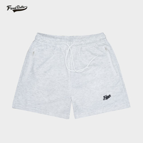 FINDBETTER拉链棉感短裤
