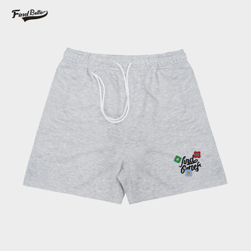 FINDBETTER夏季多巴胺刺绣短裤
