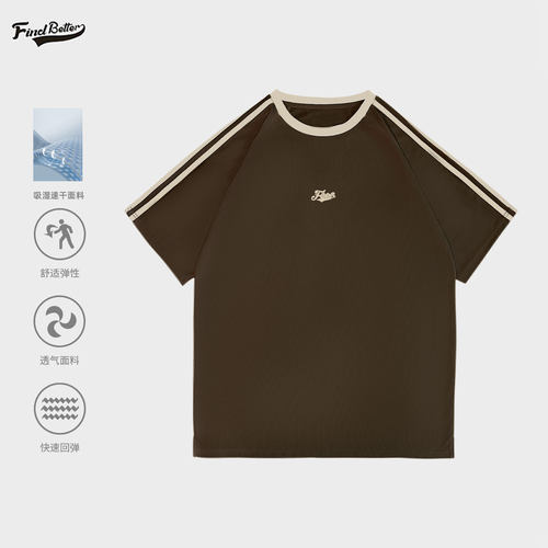 速干短袖速干短袖美式T恤