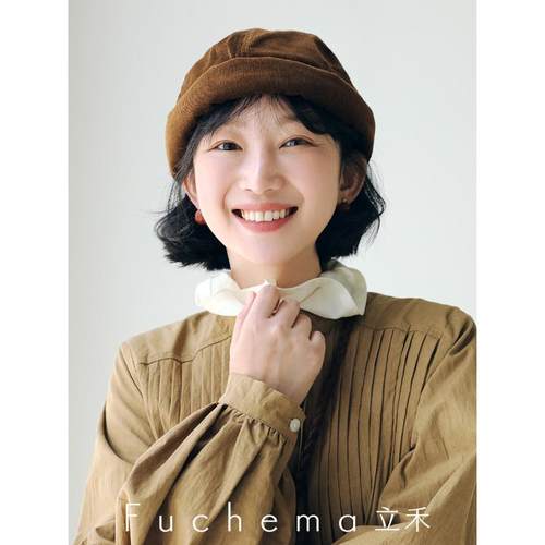 日系雅痞嘻哈地主帽女秋季百搭