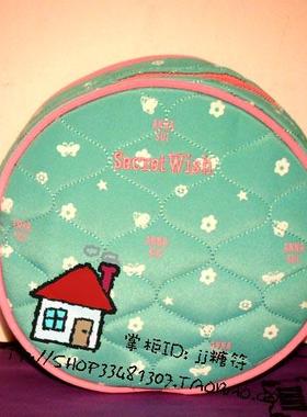 ANNA SUI安娜苏许愿精灵仙子仙女绿色圆形化妆包