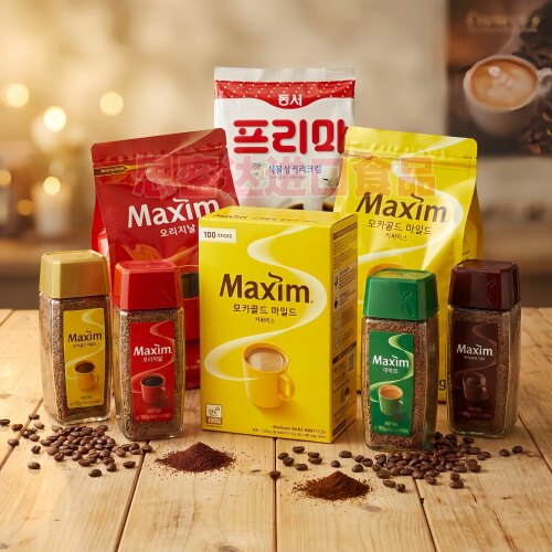 韩国Maxim麦馨颗粒纯咖啡速溶