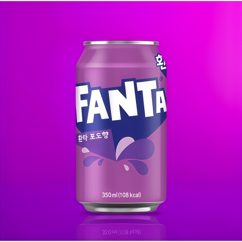 4罐包邮韩国进口芬达Fanta葡萄
