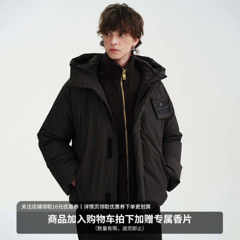 Midashand加厚冬季90白鸭绒棉服