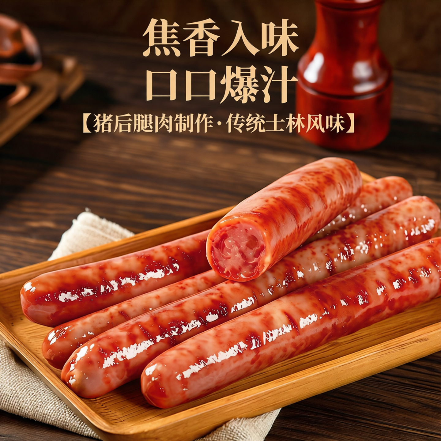 牧爵士林香肠烧烤火锅食材