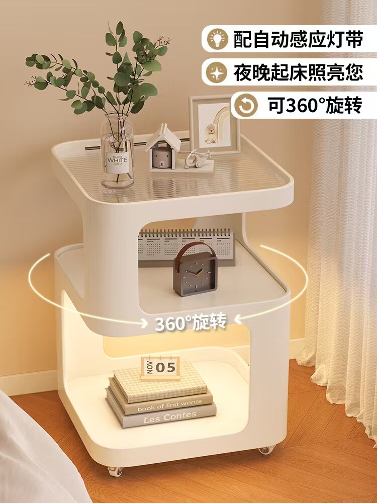 床头柜铁艺可移动床边家用边柜卧室床头置物架小型替代品创意边几,住宅家具,床头柜,淘宝优惠券,粉丝福利购,淘宝优惠卷