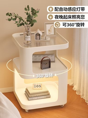 床头柜铁艺可移动床边家用边柜卧室床头置物架小型替代品创意边几
