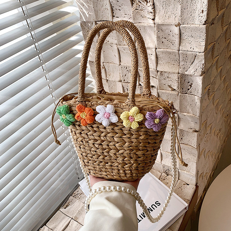 小清新草编包包女2026春新款度假风手提编织包海边沙滩单肩斜挎包,箱包皮具/热销女包/男包,编织包,淘宝优惠券,粉丝福利购,淘宝优惠卷