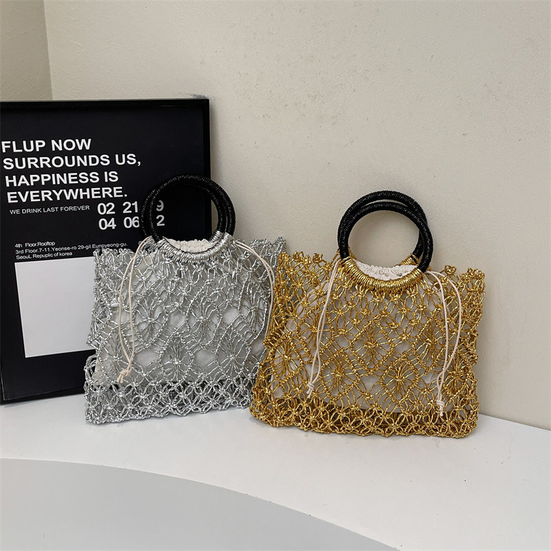 春季新款时尚洋气手拎沙滩托特包