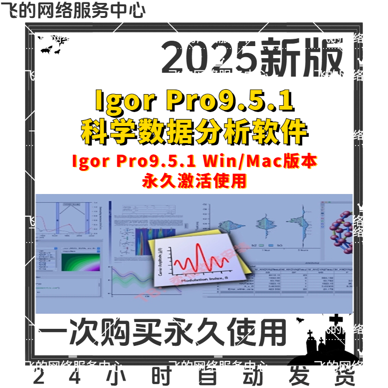 WaveMetrics Igor Pro 9.0.5.1 Win/Mac科学数据分析软件 可远程