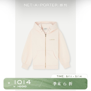 折扣 Lanvin 秋冬女童连帽刺绣棉质外套NAP PORTER颇特 NET