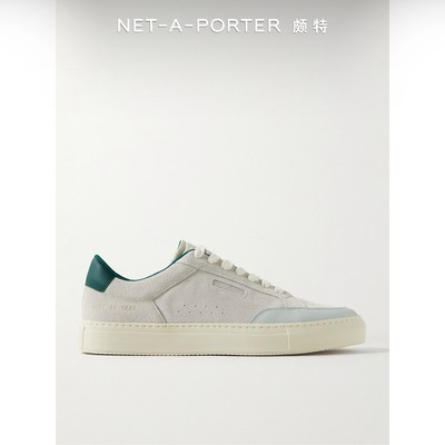 [新品]COMMON PROJECTS 早春男皮革绒面革运动鞋NAP颇特